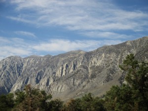 The east side of the Sierra Nevadas