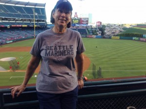 Carol at Angel Stadium