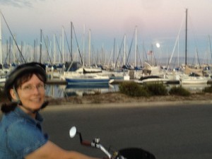 Biking with the supermoon