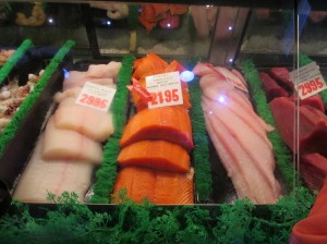 Halibut & salmon - expensive by Seattle standards!