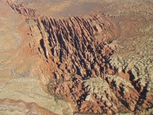 Sandstone fins