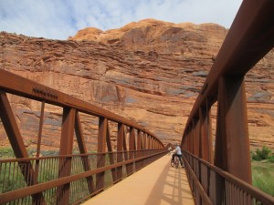 Bike bridge over the Colorado