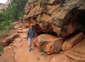 Carol & big rocks!