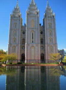 The Temple, reflected in a beautiful pool