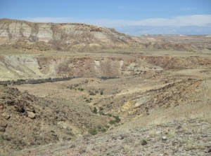 Looking toward Utah, Dakota sandstone